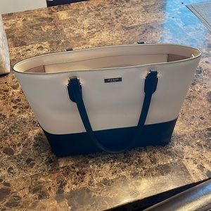 Kate Spade Two-Tone Leather Tote Bag
